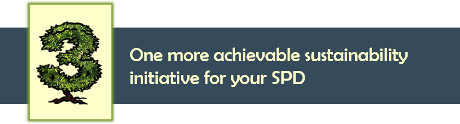 3 - One more achievable sustainability initiative for your SPD